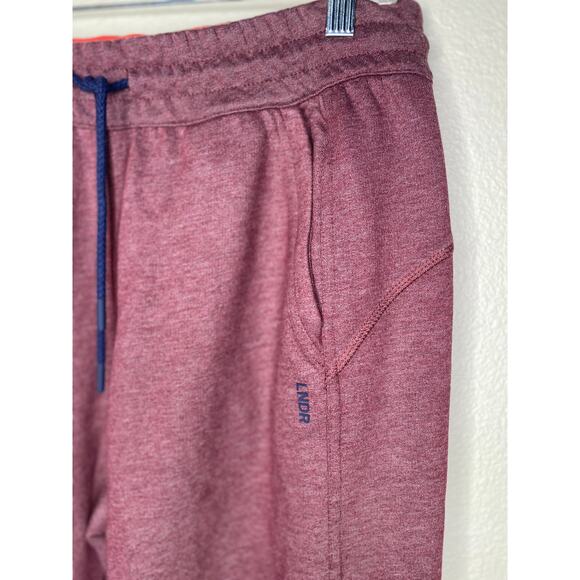 LNDR Maroon jogger sweatpants size Medium - Picture 3 of 9